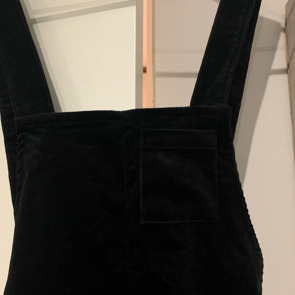 Stowaway Collection Maternity Black Cord Overalls NWT - Picture 2 of 6